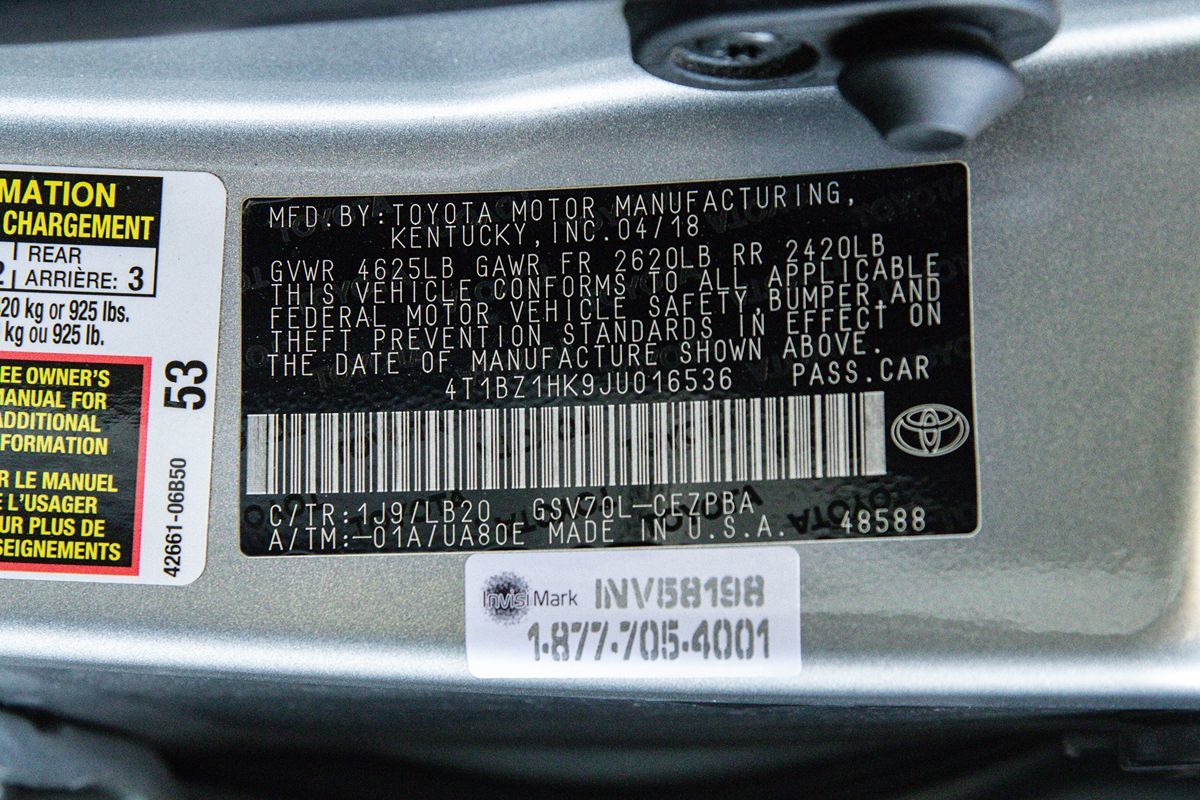 Sold 2018 Toyota Camry XSE V6 in Montclair
